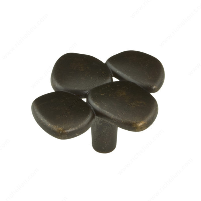 Transitional Metal Knob - 2560, Finish Old America