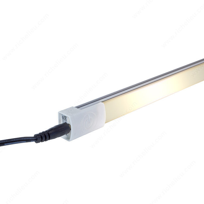 Richelieu's LED Linea Light, High- intensity 120? beam angle, Features Dimmable, Light Color Warm White, Kelvin Color Temperature 2,850 ?K - 3,800 ?K, Watts 10 W