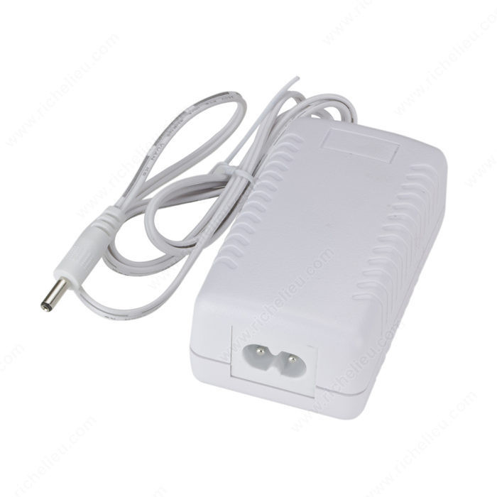 24V DC Power Supplies, Finish White, Watts 60 W, Length 5 in, Width 1 1/4 in