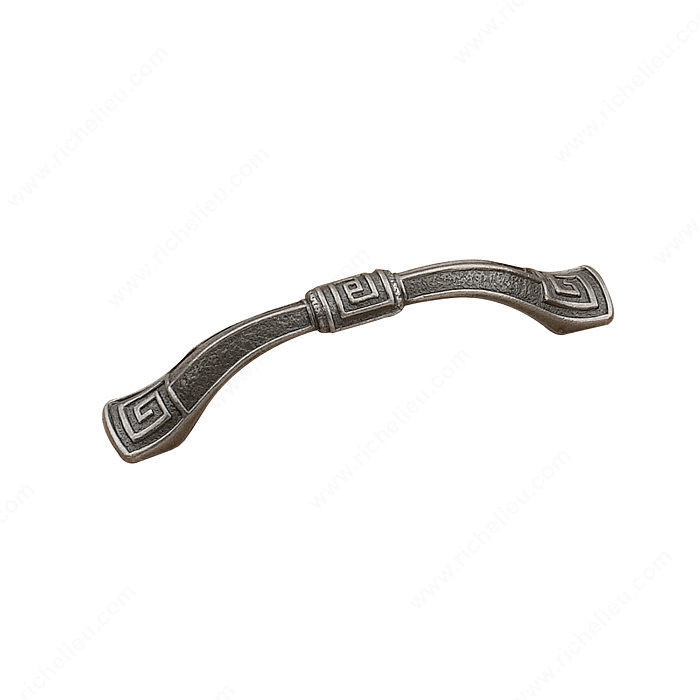 Traditional Metal Pull - 2692, Finish Pewter, Screw/Nail 8/32 (Not Included) PRO-PACK 3