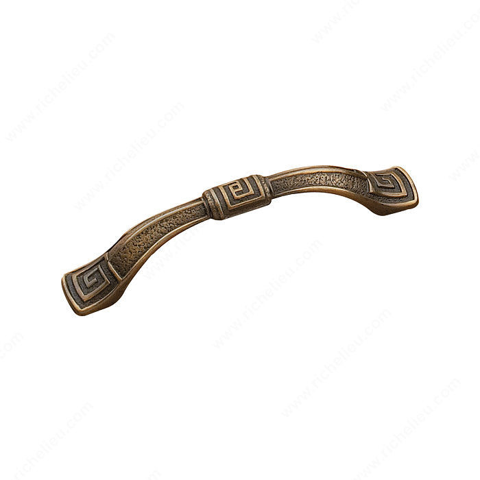 Traditional Metal Pull - 2692, Finish Burnished Brass, Screw/Nail 8/32 (Not Included) PRO-PACK 3