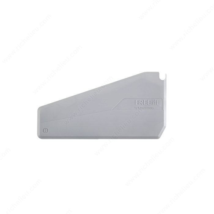 Cover Caps for FREEslide Opening System, Finish Grey PRO-PACK 2