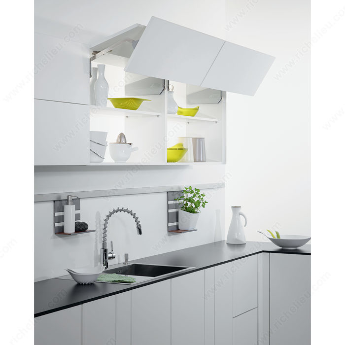 FREEfold Opening System, Door Height 520 to 590 mm, Load Capacity 4.8 to 9.8 kg