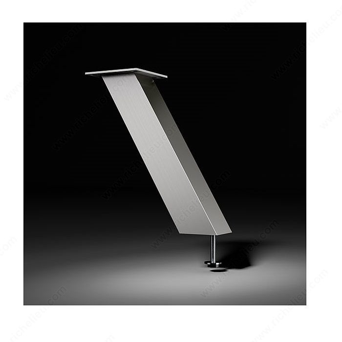 Square Inclined Bar Consoles, 60? incline, Finish/Colour Stainless Steel, Material Stainless Steel