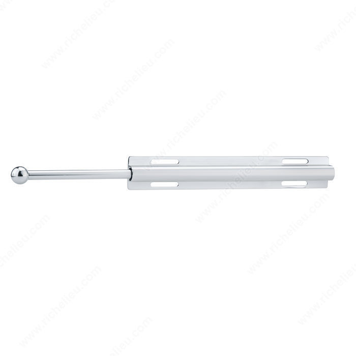 Decorative hanger rod, Finish Matte Chrome