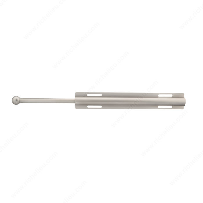 Decorative hanger rod, Finish Matte Nickel