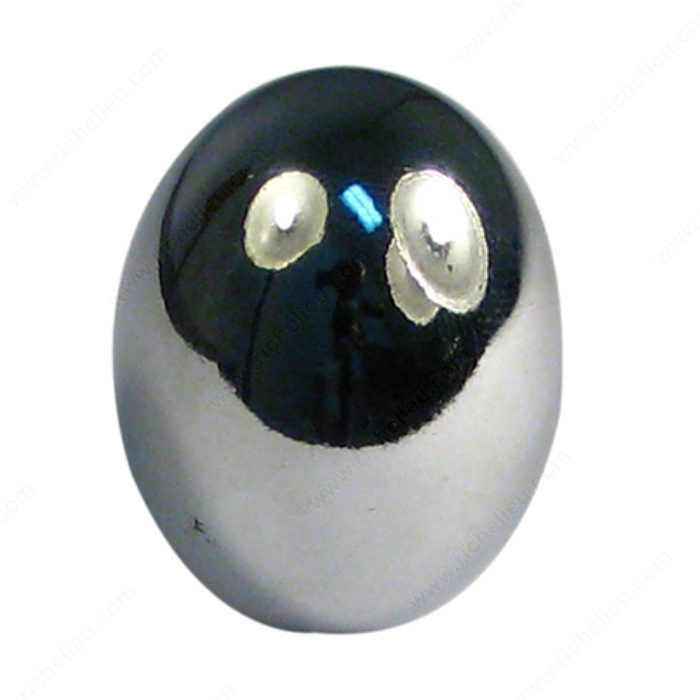 Autore Collection Metal Knob, Finish Chrome, Projection - Overall Dimensions 24 mm
