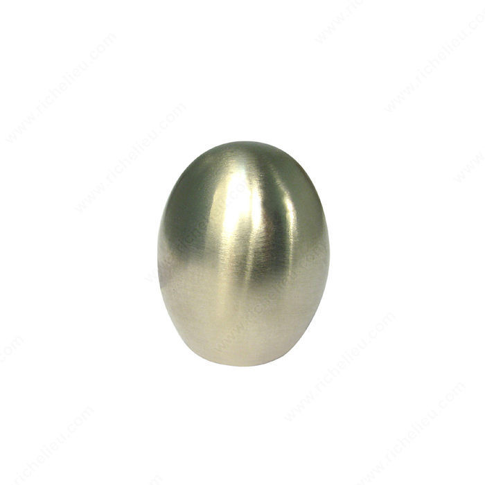 Autore Collection Metal Knob, Finish Brushed Nickel, Projection - Overall Dimensions 31 mm