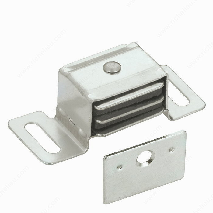 Double Magnetic Aluminum Double Catch, Features With Plate PRO-PACK 5