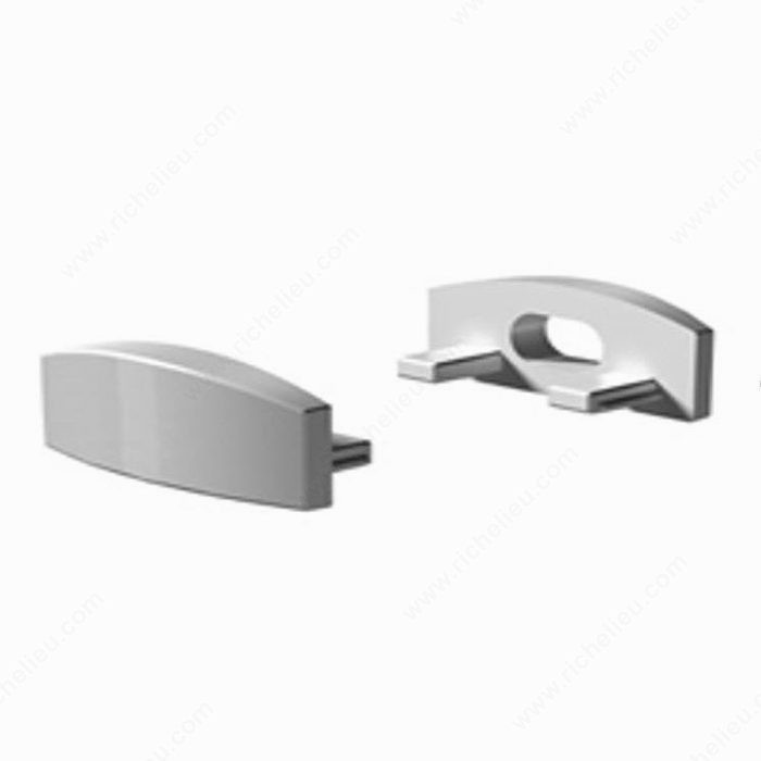 Profile Accessories ~ End Caps, Lighting Solutions Surface / Accessories, Information 4 pack end cap, Height 7.01 mm, Length 18.69 mm PRO-PACK 2