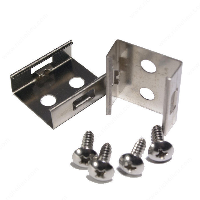 Clips for surface mounting, Function Mounting Hardware, Information 4 x flat mounting clips