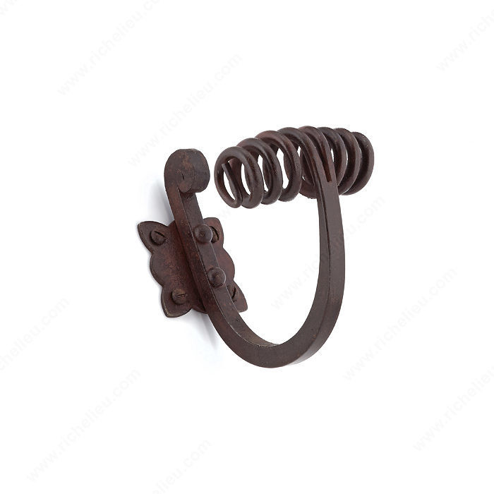Classic Forged Iron Hook - 3040, Finish Rust