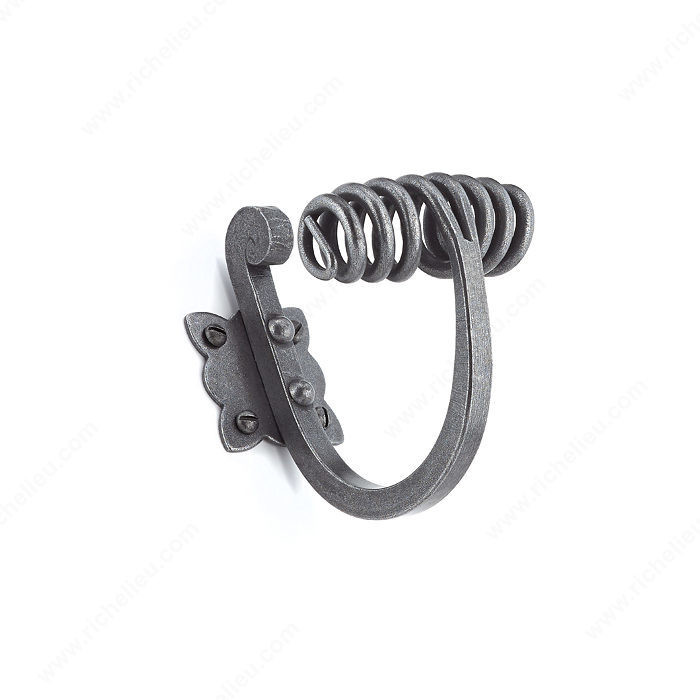 Classic Forged Iron Hook - 3040, Finish Natural Iron