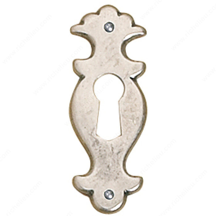 Keyhole Plate, Finish Faux Iron, Screw/Nail 287-xxx (Not Included)