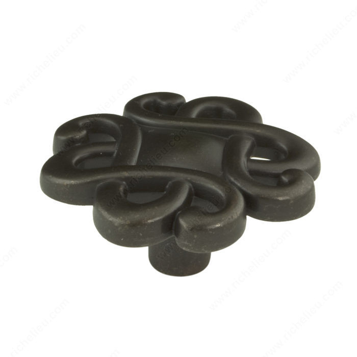 Transitional Metal Knob - 3080, Finish Old America