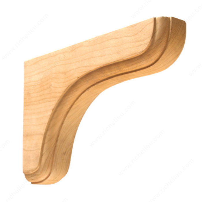 Shelf Support, Species Cherry, Height - Overall Dimensions 5 3/4 in, Depth - Overall Dimensions 9 in