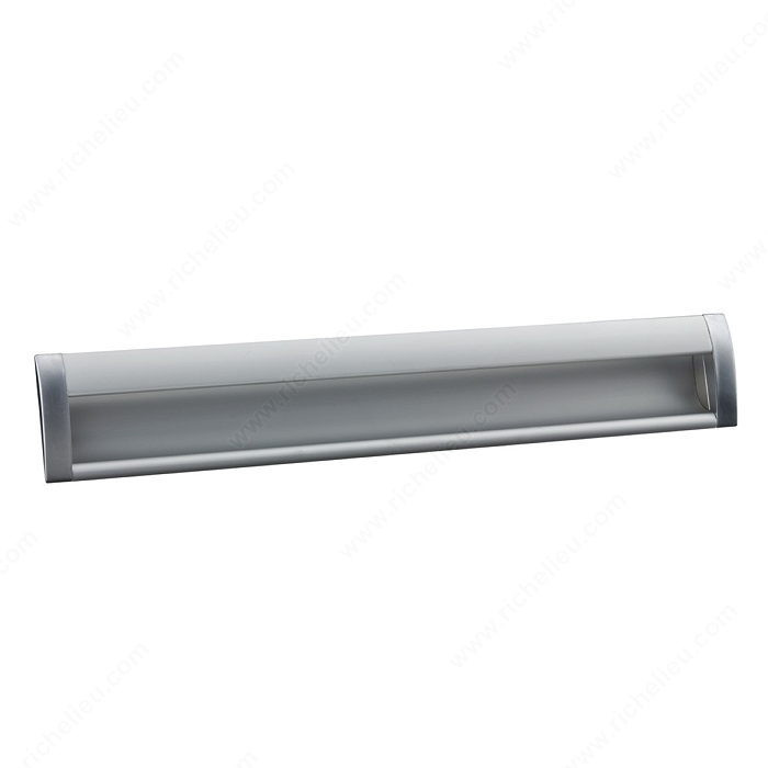 Contemporary Recessed Aluminum Pull - 3100, Center to Center 256 mm, Length - Overall Dimensions 269 mm