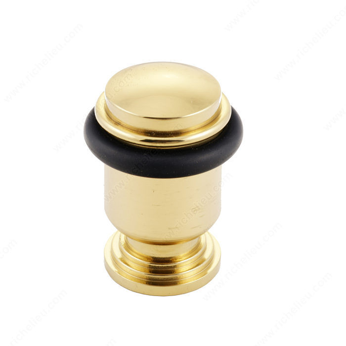 Floor Stop 3103, Finish Polished Brass