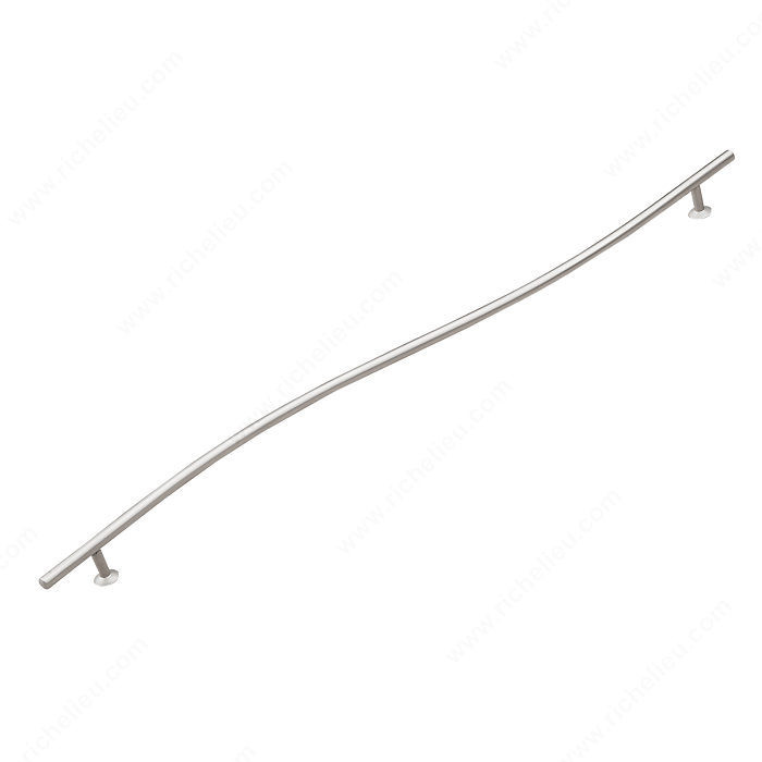 Contemporary Metal Pull - 311, Center to Center 448 mm, Projection - Overall Dimensions 28 mm