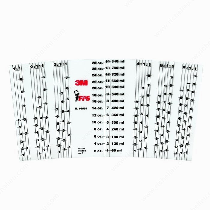 3M PPS Mix Ratio Insert, Capacity 28 oz, Description Large Size