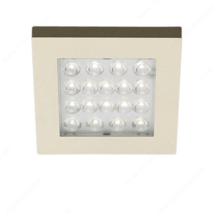 LED Puck Light 1.2W 24V, Surface- mounted spotlight!, Light Color Warm White, Kelvin Color Temperature 3,250 ?K - 3,650 ?K, Luminous Flux 66 Lumen
