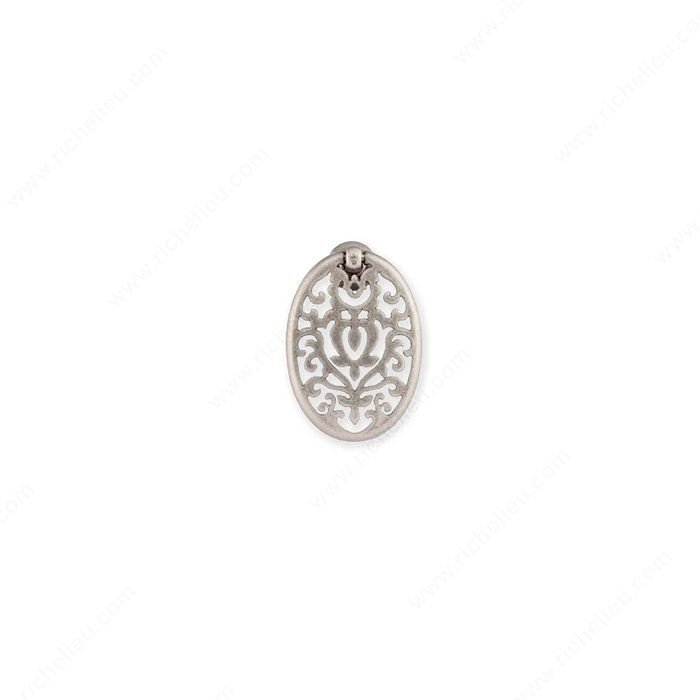 Traditional Brass Pull - 3158, Finish Faux Iron, Length - Overall Dimensions 73 mm