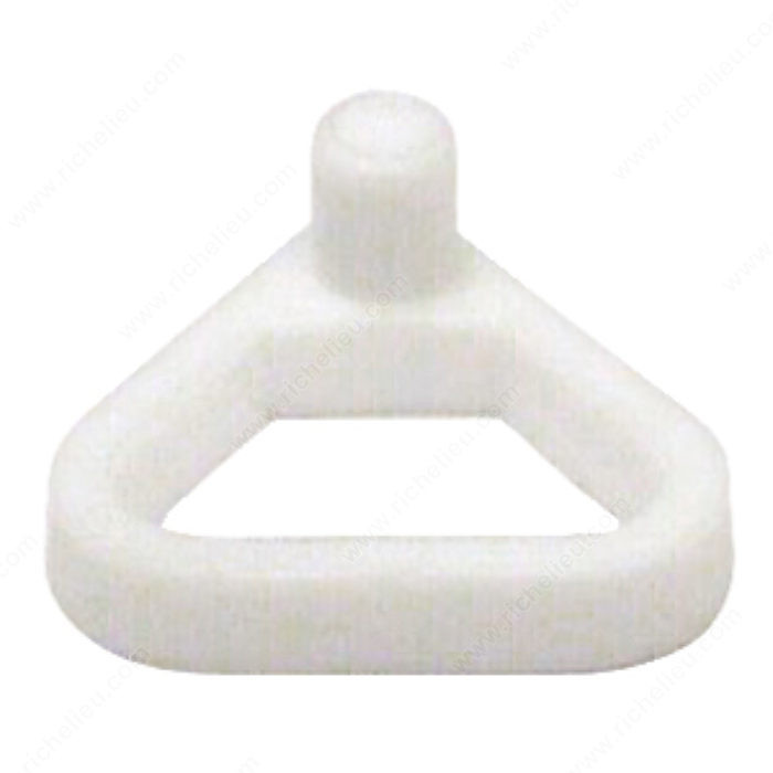 Shelf Retainer, Finish White PRO-PACK 50