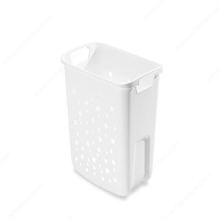 Individual Hamper Basket, Finish White