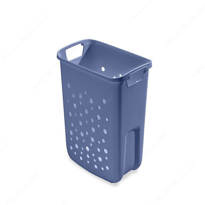Individual Hamper Basket, Finish Blue