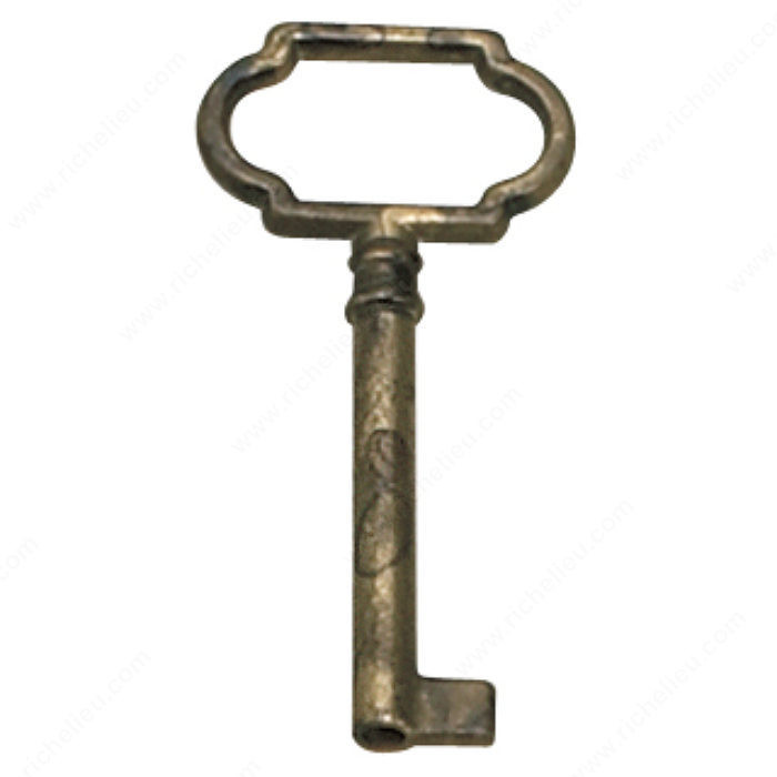 Brass Key - 33104, Finish Oxidized Brass PRO-PACK 5