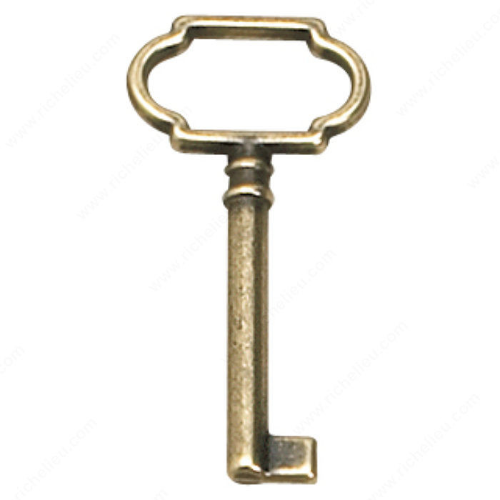 Brass Key - 33104, Finish Burnished Brass PRO-PACK 3