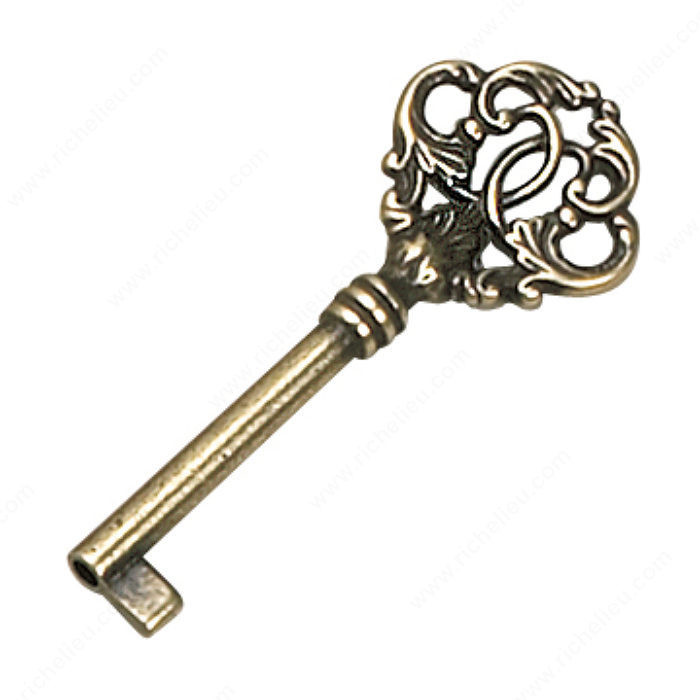 Brass Key - 33724, Finish Burnished Brass