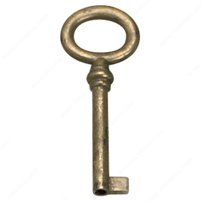 Brass Key - 33728, Finish Oxidized Brass PRO-PACK 3