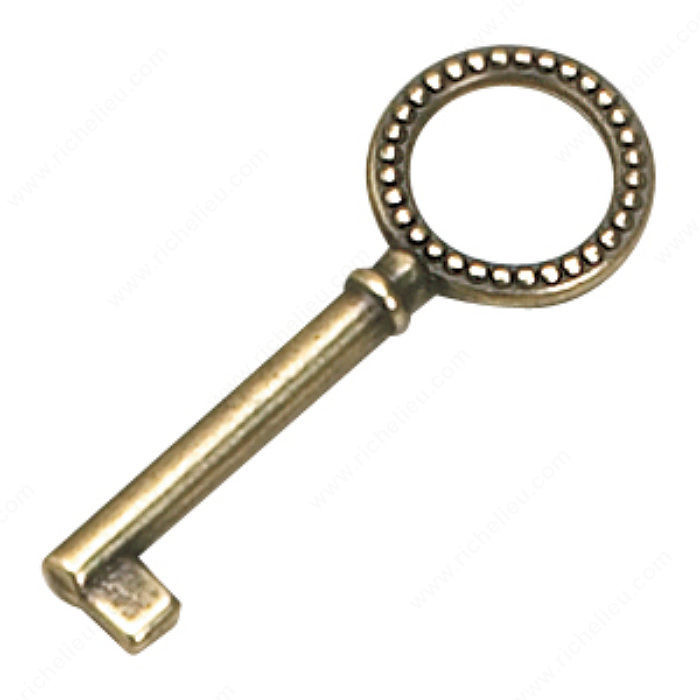 Brass Key - 33733, Finish Burnished Brass
