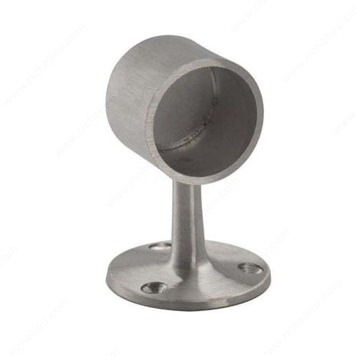 Flush End Post, Material Stainless Steel 304, Finish Stainless Steel, Height 2 7/16 in, Diameter 1 1/2 in