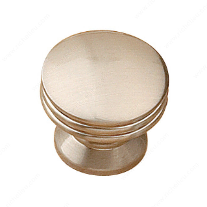 Contemporary Metal Knob - 3560, Screw/Nail 8/32 (Not Included)