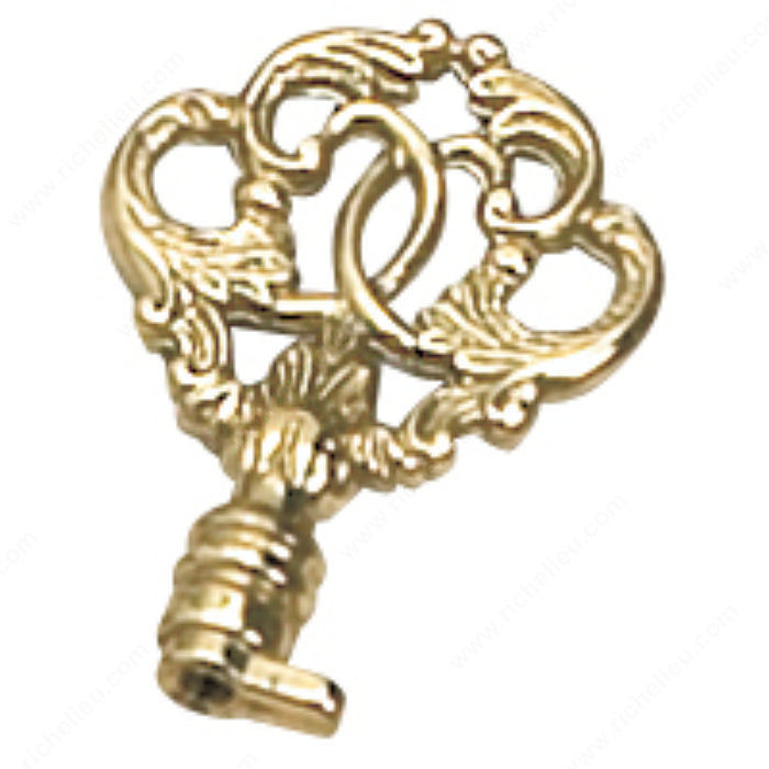 Brass Mock Key - 35724, Finish Brass, Collections Louis XV Collection PRO-PACK 2