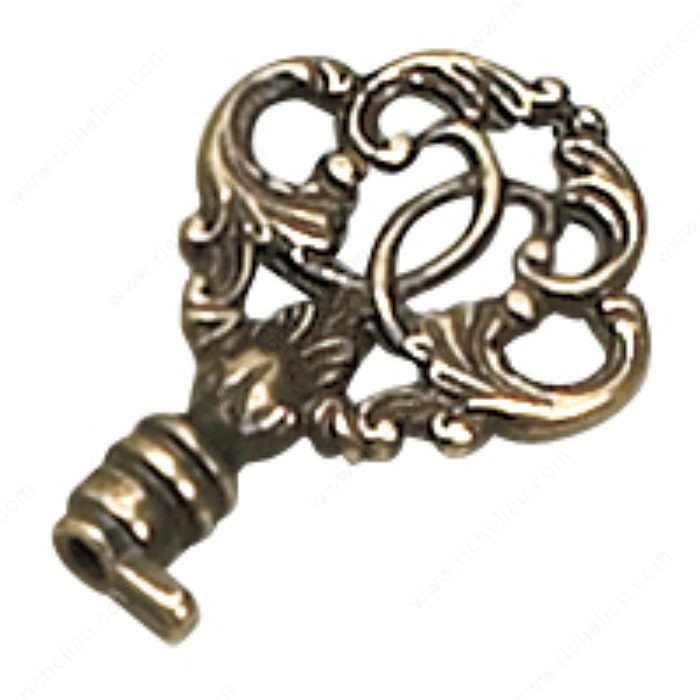Brass Mock Key - 35724, Finish Burnished Brass PRO-PACK 2