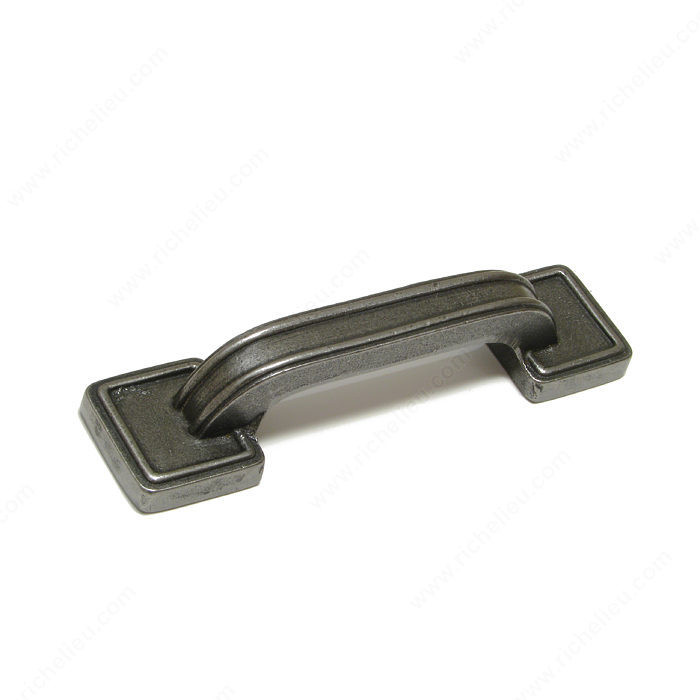 Traditional Cast Iron Pull - 3612, Finish Natural Iron