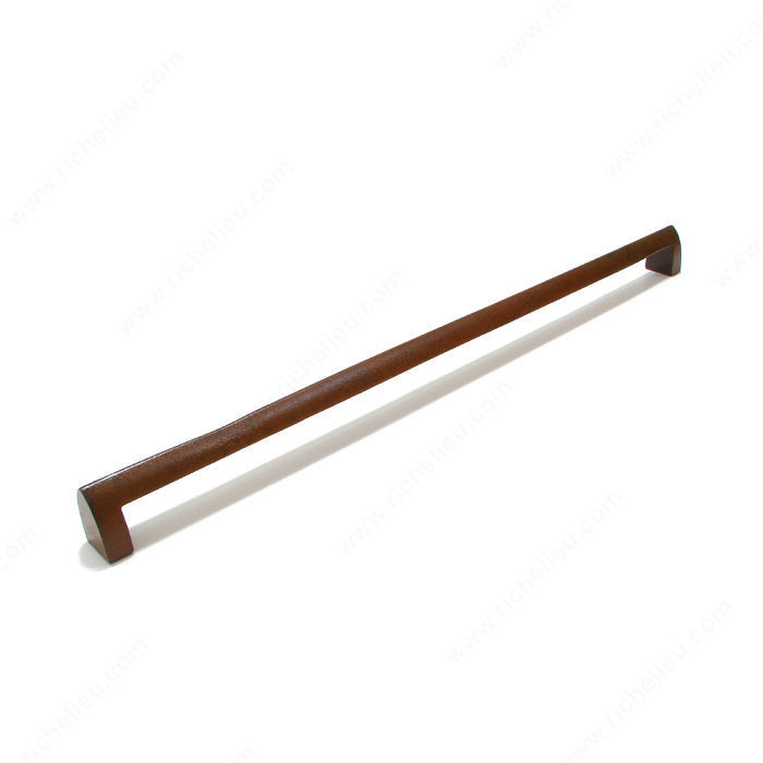 Traditional Cast Iron Pull - 3650, Center to Center 18 in, Finish Rust, Projection - Overall Dimensions 41 mm