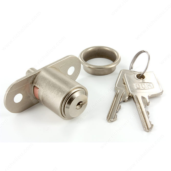 ? 19 mm Push-Button Lock, Key Type Keyed Alike #1