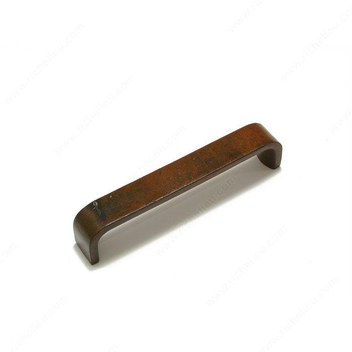 Traditional Cast Iron Pull - 3743, Center to Center 128 mm, Finish Rust, Length - Overall Dimensions 136 mm