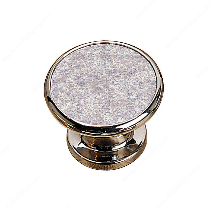 Eclectic Metal Knob - 4944, Finish Chrome