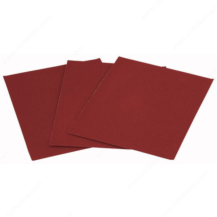 Sanding Sheets - Premier Red, B 0912 D0, Grit 280, Grit Texture Fine