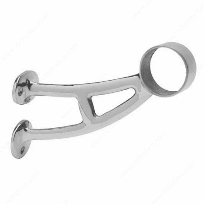 Bar Mount Foot Rail Combination Brackets, Material Stainless Steel 304, Finish Stainless Steel, Height 3 7/8 in, Diameter 1 1/2 in