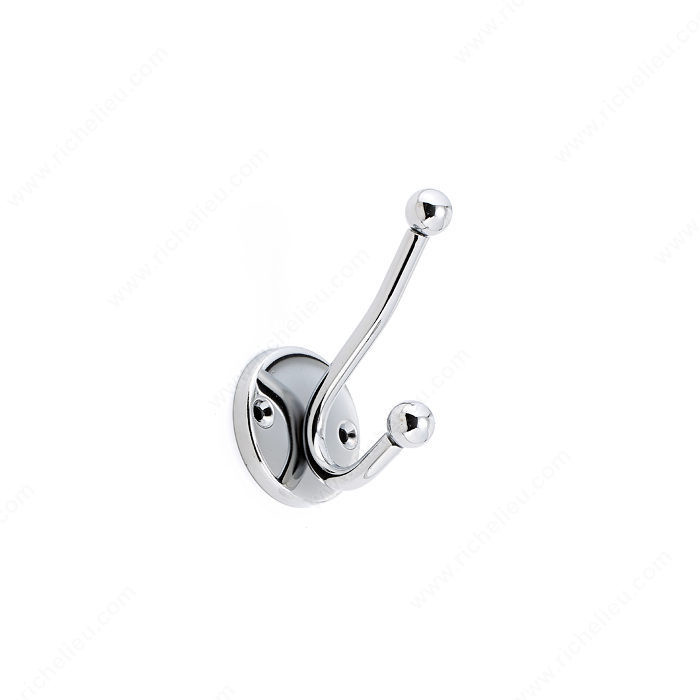 Bathroom Hook - Euro Collection, Finish Chrome PRO-PACK 2