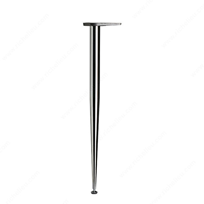 710 mm (28'') - Tapered Design Table Leg - 407, 10 mm (3/8'') adjustment,