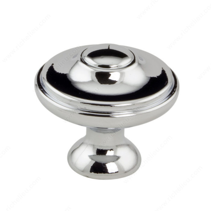 Transitional Metal Knob - 4080, Finish Chrome