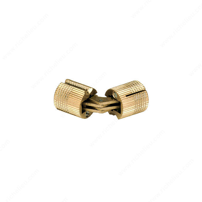 Concealed Brass Barrel Hinge - 420 Series, Invisible when closed, Minimum Door Thickness 7/8 in, Dimension A 16 mm, Dimension B 16.5 mm, Dimension C 23.5 mm