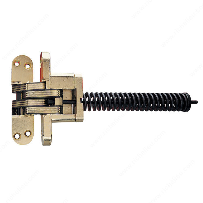 Concealed Steel Hinge, The hinge is invisible when closed., Minimum Door Thickness 1 3/8 in, Finish Satin Nickel, Dimension A (mm) 1 15/32 in, Dimension C (mm) 6 5/16 in